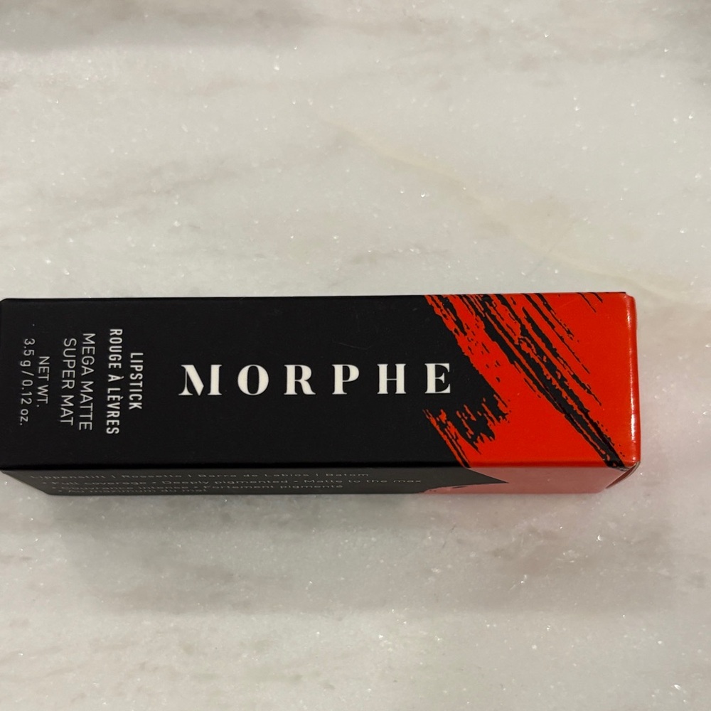 Morphe Mega Matte Lipstick in Bold Red and Black